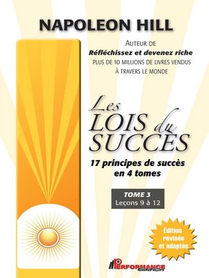 cover image of Les lois du succès 3